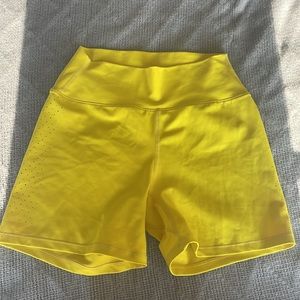 Yellow Buff Bunny Shorts